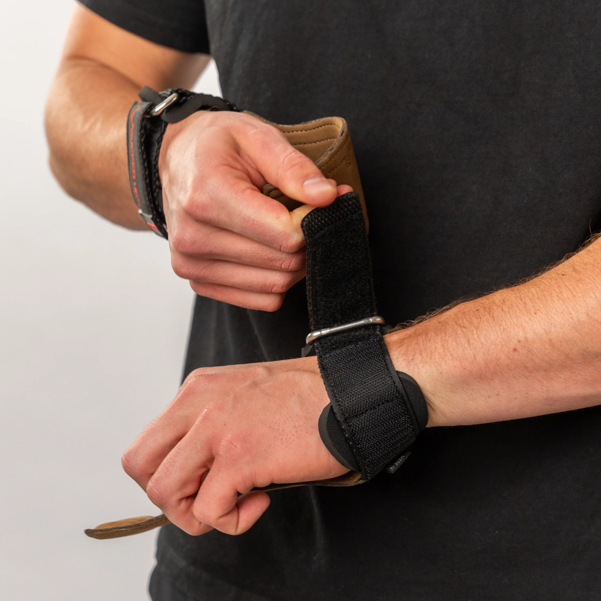 Leather Lifting Grips Bucked Up